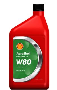 Масло авиационное AeroShell Oils W 80 SAE 40 (0,946 л.)