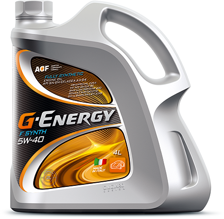 Масло моторное Gazpromneft G-Energy F Synth 5/40 API SN/CF (4,27 кг, 5 л.)