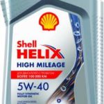 Масло моторное Shell Helix High Mileage 5/40 API SN ACEA A3/B4 (1 л.)