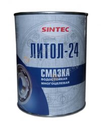 Смазка антифрикционная водостойкая Sintec Литол-24 (2,1 кг.)