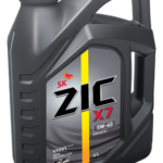 Масло моторное ZIC X7 5/40 API SN/CF (4 л.)