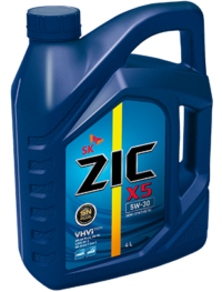 Масло моторное ZIC X5 5/30 API SN PLUS/SN-RC (6 л.)