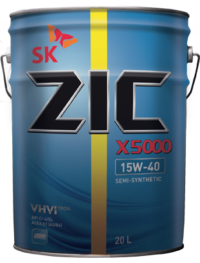 Масло моторное ZIC X5000 15/40 API CI-4/SL (20 л.)