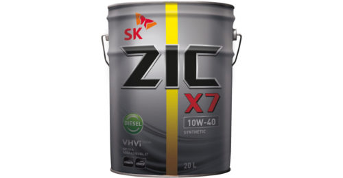Масло моторное ZIC X7 5/40 API SN/CF (20 л.)