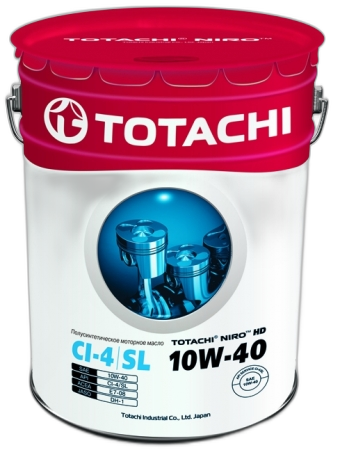 Масло моторное TOTACHI NIRO HD Semi-Synthetic 10/40 API CI-4/SL (19 л.)