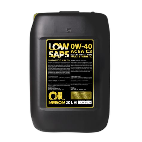 Масло моторное Nerson Red Line Professional С3 Fully Synthetic 0/40 API SN/CF (20 л.)