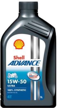 Масло моторное Shell Advance 4T Ultra 15/50 API SM (1 л.)
