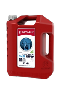 Масло моторное TOTACHI NIRO HD Semi-Synthetic 10/40 API CI-4/SL (4 л.) пласт.