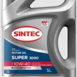 Масло моторное Sintoil/Sintec Super 3000 10/40 API SG/CD (5 л.)