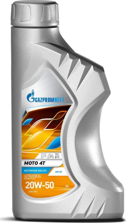 Масло моторное Gazpromneft Moto 4T 20/50 API SF (0,71 кг, 0,8 л.)