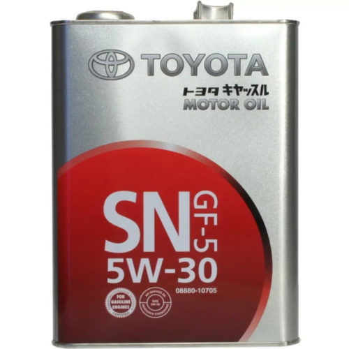 Масло моторное Toyota Motor Oil FE 5/30 API SN/CF ILSAC GF-5 (4 л.)