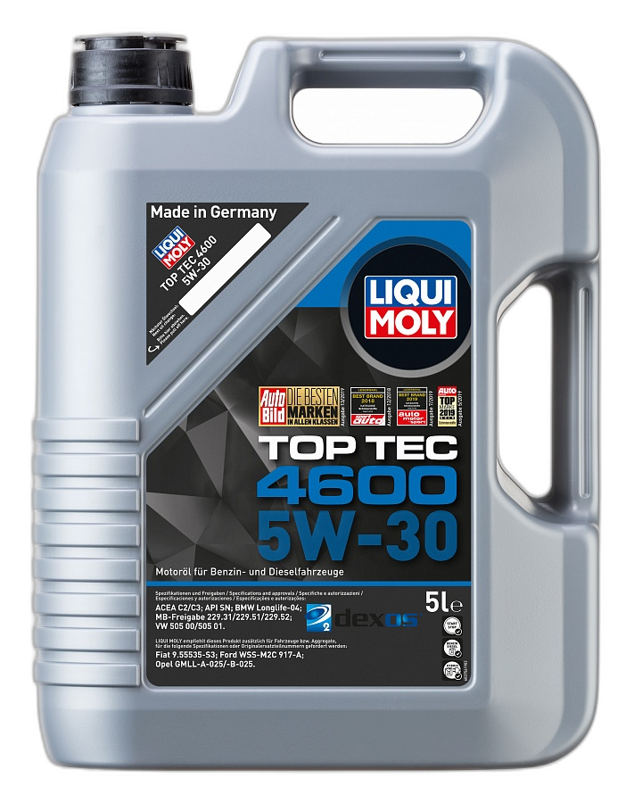 Масло моторное Liqui Moly Top Tec 4600 5/30 API SN/CF (5 л.)