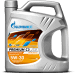 Масло моторное Gazpromneft Premium C3 5/30 API SN (4,26 кг, 5 л.)