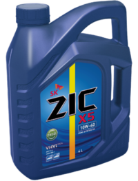 Масло моторное ZIC X5 Diesel 10/40 API CI-4/SL (6 л.)