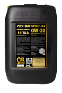 Масло моторное Nerson Red Line Professional Ultra Fully Synthetic 0/20 API SP ILSAC GF-6A (20 л.)