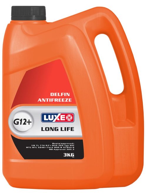 Антифриз Luxe Long Life G-12+ красный арт. 641 (3 кг.)