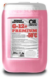 Антифриз Nerson HD Premium G-12+ (-50) красный (20 л.)