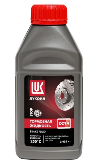 Жидкость тормозная Лукойл DOT-4 (0,455 кг.)