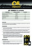 Техническое описание (TDS) Nerson ATF DEXRON VI синт