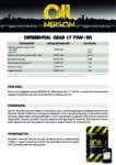 Техническое описание (TDS) Nerson Differential Gear LT 75W-90 Техническое описание (TDS) Nerson Differential Gear LT 75W-90
