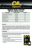Техническое описание (TDS) Nerson Premium Truck LowSaps API CJ-4 5W-30 Техническое описание (TDS) Nerson Premium Truck LowSaps API CJ-4 5W-30