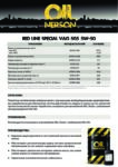 Техническое описание (TDS) Nerson Red Line Special VAG 505 Техническое описание (TDS) Nerson Red Line Special VAG 505