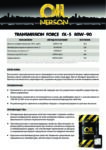 Техническое описание (TDS) Nerson Transmission Force GL-5 80-90 Техническое описание (TDS) Nerson Transmission Force GL-5 80-90