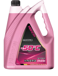 Антифриз Nerson HD Premium G-12+ (-50) красный (4 л.)