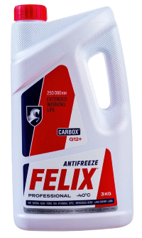 Антифриз Felix Carbox G12+ красный (3 кг.)