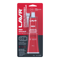 Герметик прокладка высокотемпературный Lavr RTV Red Silicone Gasket Maker (85 г.) Ln1737