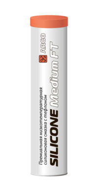 Смазка низкотемпературная синтетическая силиконовая тефлоном ARGO Silicone Medium FT EP 2 (0,37 кг.)