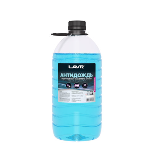 Жидкость стеклоомывающая Lavr Антидождь гидрофобный (4 л.) Ln1616