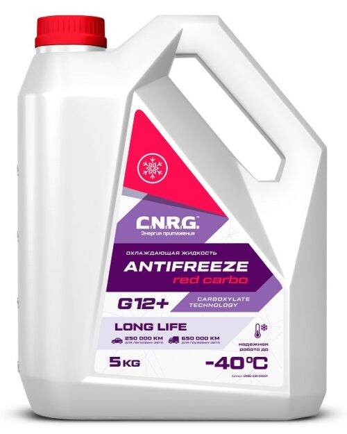 Антифриз C.N.R.G. Antifreeze Red Carbo G-12+ (5 кг.)