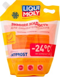 Жидкость стеклоомывающая зима Liqui Moly Antifrost Scheiben-Frostschutz дой-пак (-24) (3,5 л.)
