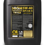 Масло моторное Nerson Premium Truck Low Ash 5/40 API CI-4 ACEA E6/E7 (20 л.)