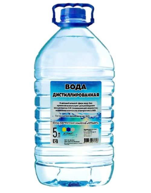 Вода дистиллированная Планета (5 л.) упаковка 2 шт.
