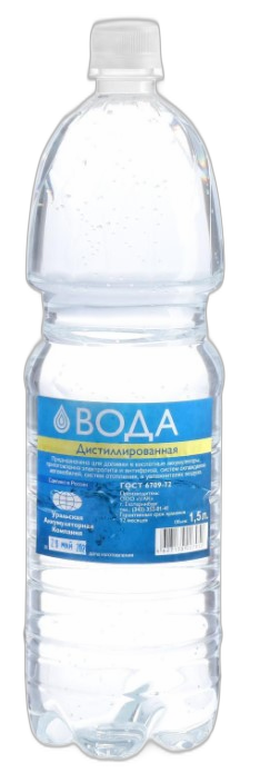 Вода дистиллированная Планета (1,5 л.)