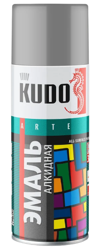 Эмаль универсальная Kudo серая (0,520 л.) 1018 - KU