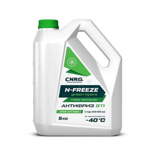 Антифриз C.N.R.G. N-Freeze Green Hybro G-11 (5 кг.)