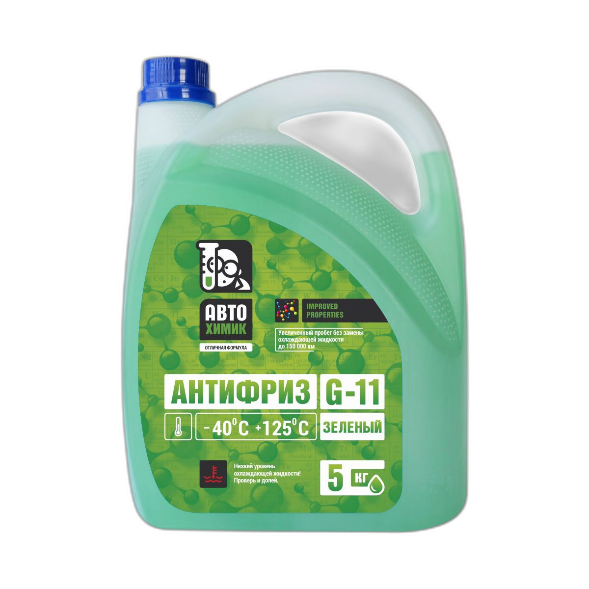 Антифриз Автохимик зеленый G-11 (10 кг.)