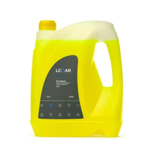 Антифриз Lecar G-12 желтый (5 л.) LECAR000071210