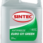 Антифриз Sintec Euro G-11 Green (-45) (20 кг.)