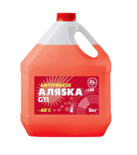 Антифриз Аляска G-11 (-40) красный (5 кг.)
