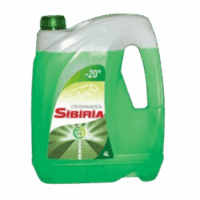 Жидкость стеклоомывающая зима готовая Sibiria (-20) (4 л.) 800999