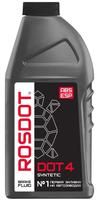 Жидкость тормозная Дзержинск Rosdot-4 супер (0,455 кг.)