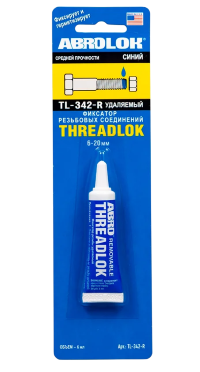 Фиксатор резьбы Abro синий (0,006 л.) TL-342