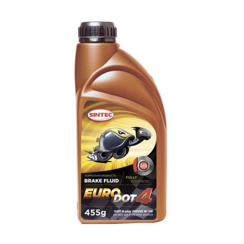 Жидкость тормозная Sintec Euro DOT-4 (0,455 л.)