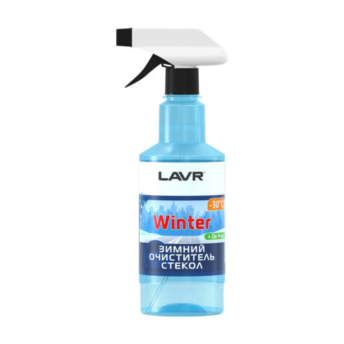Жидкость стеклоомывающая Lavr Glass Cleaner Winter -30 (0,5 л.) Ln1301