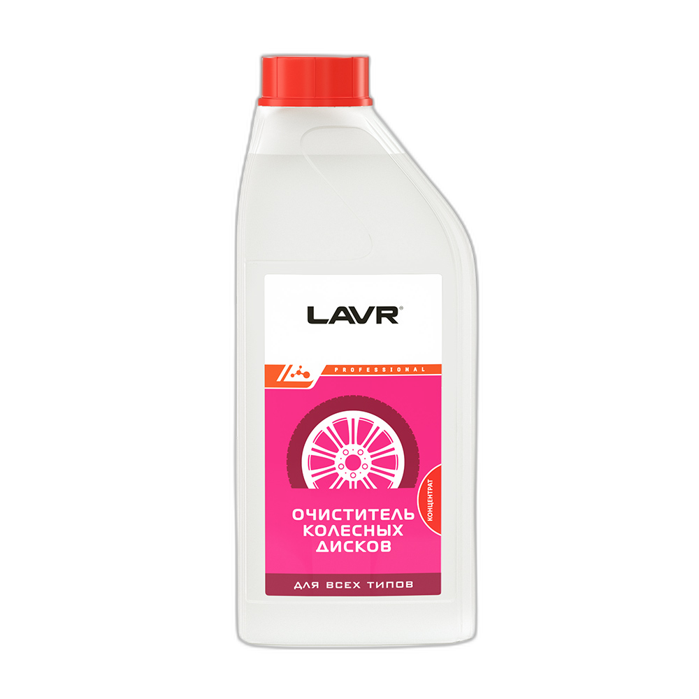 Очиститель колесных дисков Lavr Wheel Disk Cleaner Universal концентрат 1:1-3 (1 л.) Ln1442