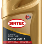 Жидкость тормозная Sintec Euro DOT-4 (0,455 л.)